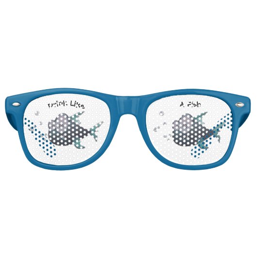 魚のように飲む レトロサングラス (正面)