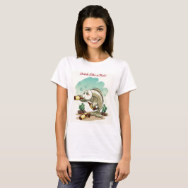魚のように飲む Tシャツ