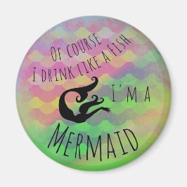 魚のように飲めカラフルはかりで測 マグネット