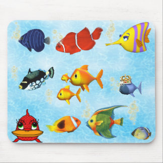 魚のアクアリウムのマウスパッドのマウスパッド マウスパッド