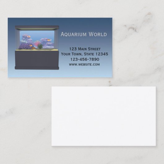 魚のアクアリウム 名刺 (正面/裏面)