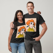 魚のイヤリングの女の子 Tシャツ (ユニセックス)
