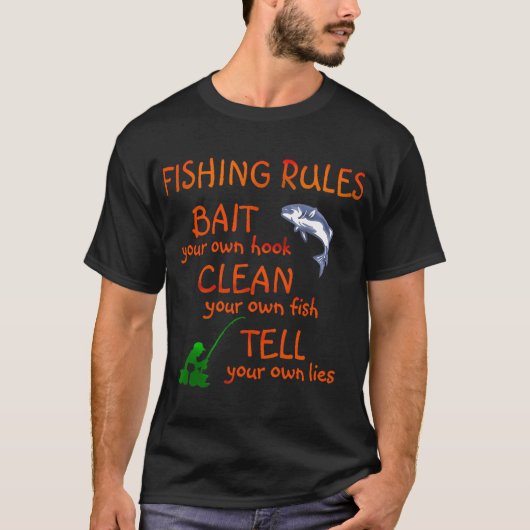 魚のイラスト Tシャツ (正面)