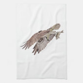 魚のオスプレイ キッチンタオル (縦)