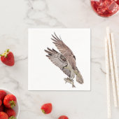 魚のオスプレイ スタンダードカクテルナプキン (インサイチュ)