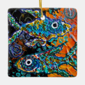 魚のオーナメント セラミックオーナメント (正面)