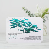 魚のカトリック教徒の結婚式招待状の学校 招待状 (スタンド正面)