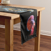 魚のカラフルテーブルランナー ショートテーブルランナー (インサイチュ)