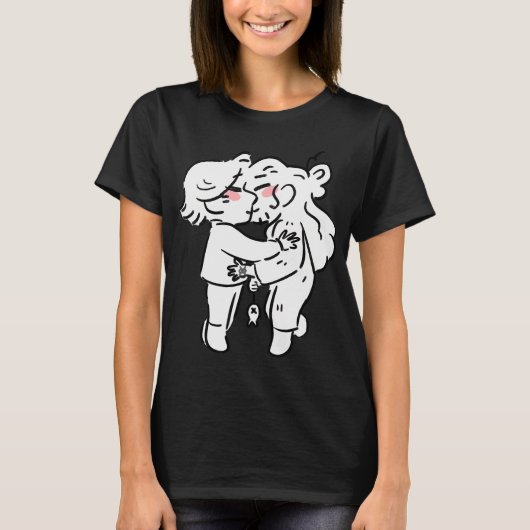 魚のキス Tシャツ (正面)