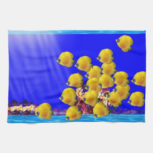 魚のキッチンタオル キッチンタオル (横)