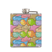 魚のキャラクター入り携帯用酒器 フラスク (裏面)