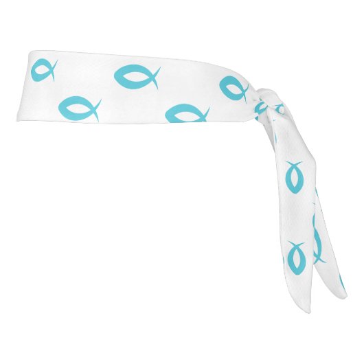 魚のキリストパターン タイヘッドバンド (回転90)