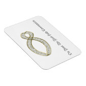 魚のキリスト教のシンボルパーソナライズされた。 マグネット (右側)