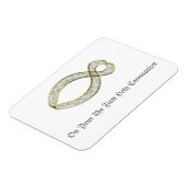 魚のキリスト教のシンボルパーソナライズされた。 マグネット (左側)