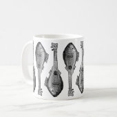 魚のギター コーヒーマグカップ (正面左)