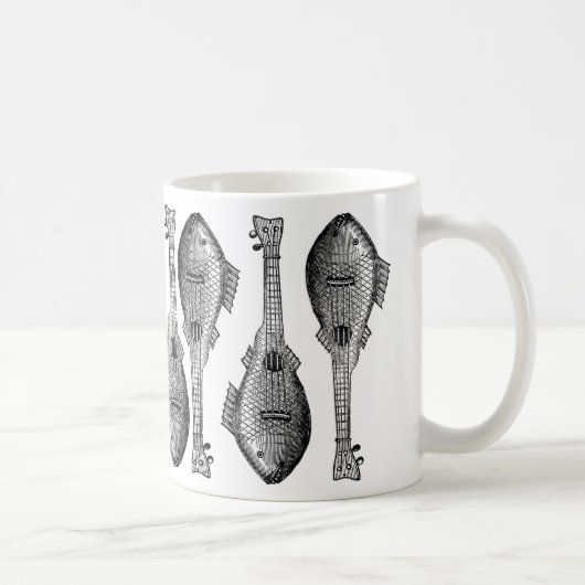 魚のギター コーヒーマグカップ (右)
