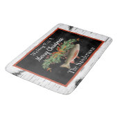 魚のクリスマスに魚のクリスマス バスマット (アングル)