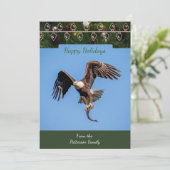 魚のクリスマスカードとハゲのワシ シーズンカード (スタンド正面)