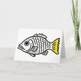 魚のグリーティングカード サンキューカード