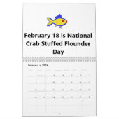 魚のゲームカレンダー カレンダー (2月 2026)