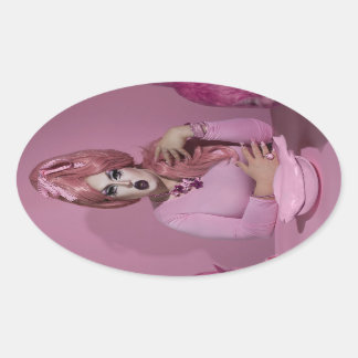 魚のサービング – 4 楕円形シール