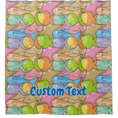 魚のシャワーカーテン シャワーカーテン (正面)