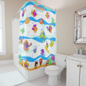 魚のシャワー・カーテン シャワーカーテン (インサイチュ)