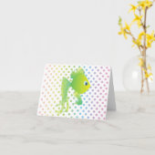 魚のショーン カード (黄色い花)