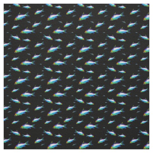 魚のシームレスな背景 ファブリック (見本)
