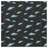 魚のシームレスな背景 ファブリック (クローズアップ)