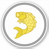 魚のシール | FishエビCrabゲームコレクション シール (正面)