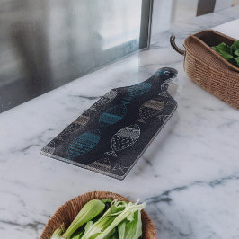 魚のスケッチパターン カッティングボード