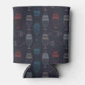 魚のスケッチパターン 缶クーラー (正面)