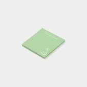 魚のスケッチパーソナライズされたPost-It®ノート ポストイット (アングル)