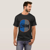 魚のスケルトン2円 Tシャツ (正面フル)