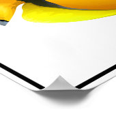 魚のストライプのポスター ポスター (角)