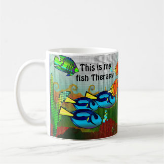魚のセラピー コーヒーマグカップ