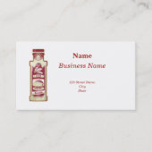 魚のソースポップ・アートのアート 名刺 (正面)