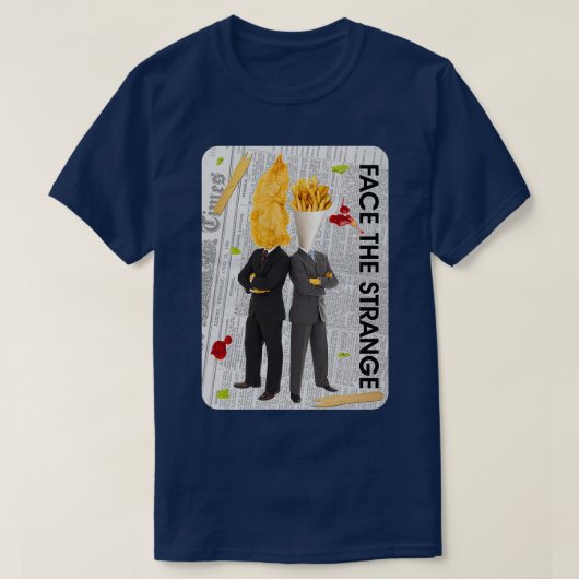 魚のチップ Tシャツ (デザイン正面)