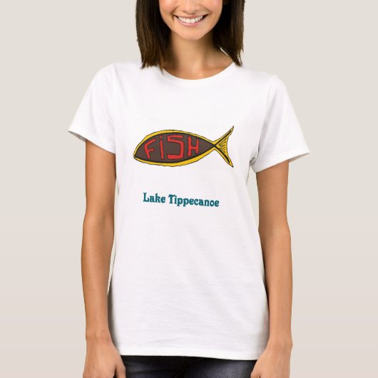 魚のチッペカヌー Tシャツ (正面)