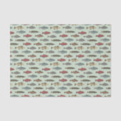 魚のデコパージュ 薄葉紙 (正面)