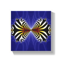 魚のデザインキスをするオンキャンバス