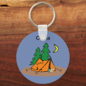 魚のデザイン™ キーホルダー (正面)