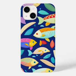 魚のデザインiPhoneケース Case-Mate iPhone 14ケース