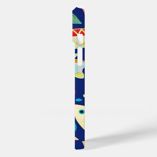 魚のデザインiPhoneケース Case-Mate iPhoneケース (裏面 / 左)