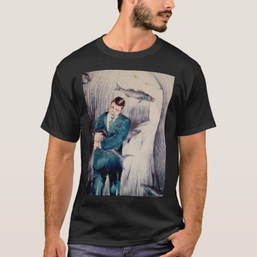 魚のトンネル Tシャツ (正面)