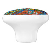 魚のノブの引っ張り セラミックノブ (側面)