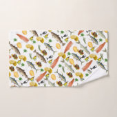 魚のバスルーム用タオル バスタオルセット (ハンドタオル)