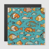 魚のパターンの贈り物アイディア (正面/裏面)