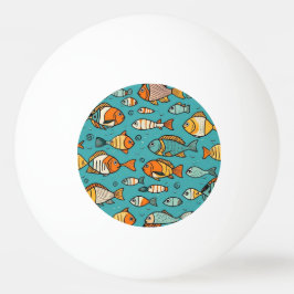 魚のパターンの贈り物アイディア 卓球ボール